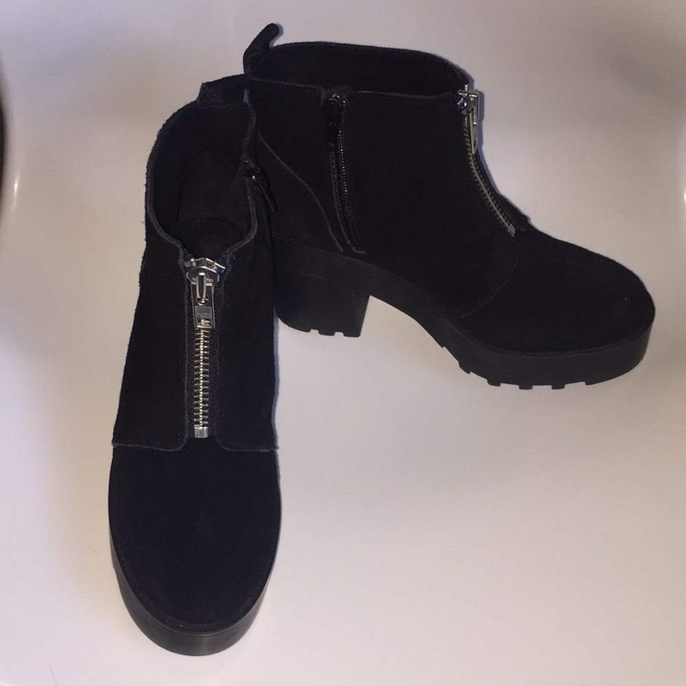 H&M Black Zip-Up Boots